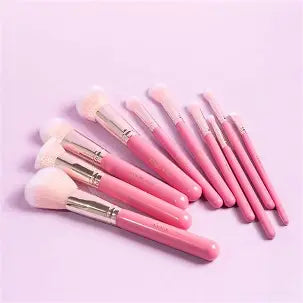 Kit de Brochas de Maquillaje Lula Kit Bubblegum x 10 Unidades