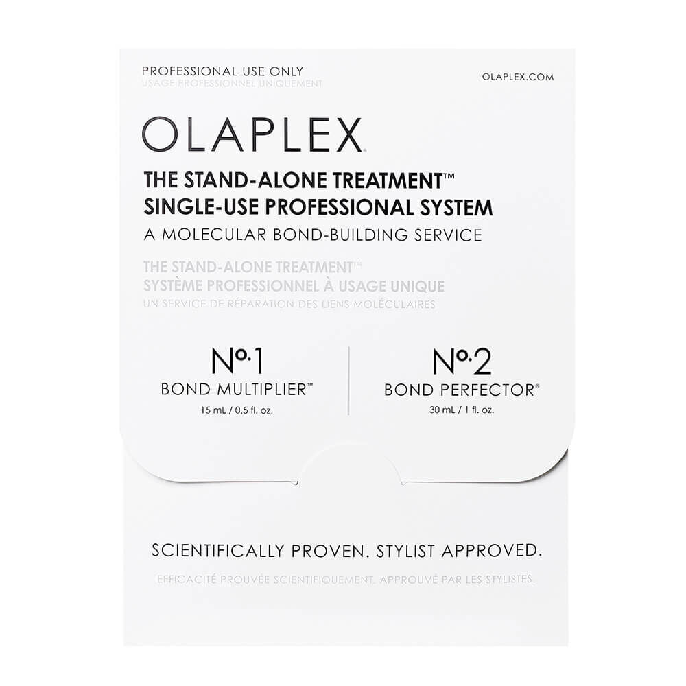 Olaplex The Stand-Alone Treatment Single-Use Kit (N°.1 15ml + N°.2 30ml) – Tratamiento Profesional Reparador de Enlaces