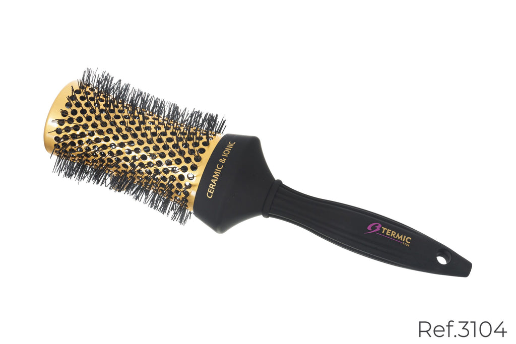Cepillo Redondo Profesional Termic Cerámica + Iónico Ref. 3104 | Estilizado Premium