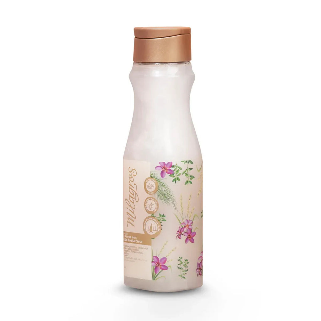 SHAMPOO MILAGROS*450 ARROZ CON A.HIALURO