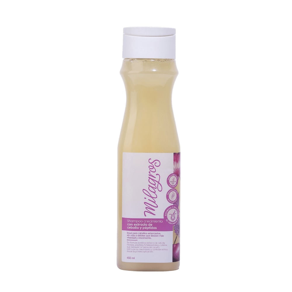 SHAMPOO DE CEBOLLA Y PEPTIDOS MILAGROS| 450ML