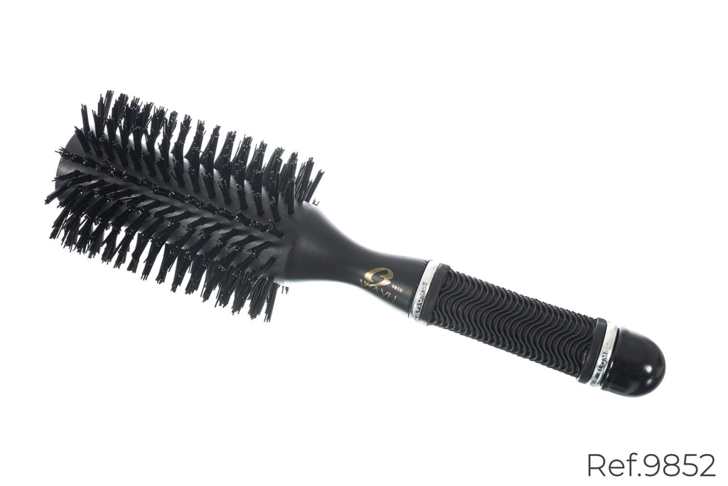 Cepillo Redondo Profesional Wayu Ref. 9852 | Tamaño Mediano para Brushing de Precisión