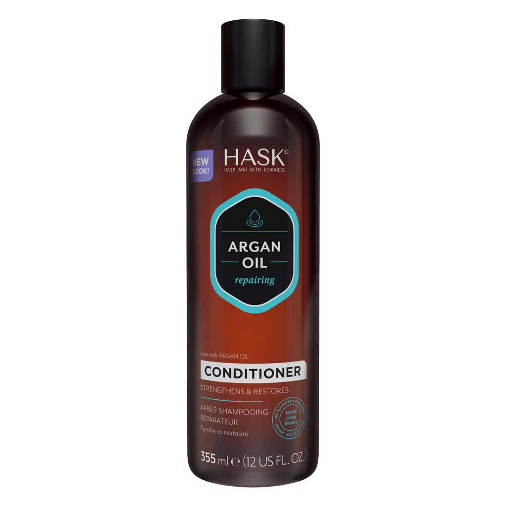 Acondicionador Reparador con Aceite de Argán | Hask Argan Oil Repairing | 355 ml