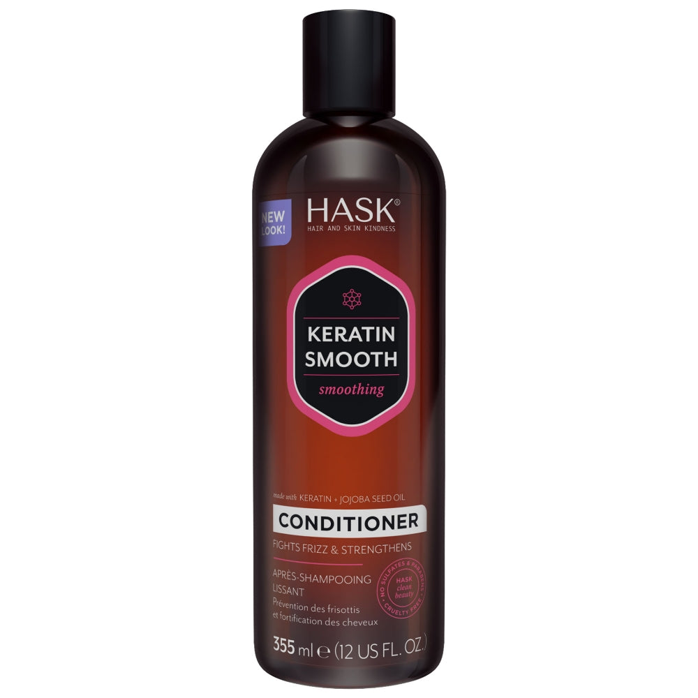 Acondicionador Alisador y Antifrizz con Keratina Hask Keratin Smooth 355 ml