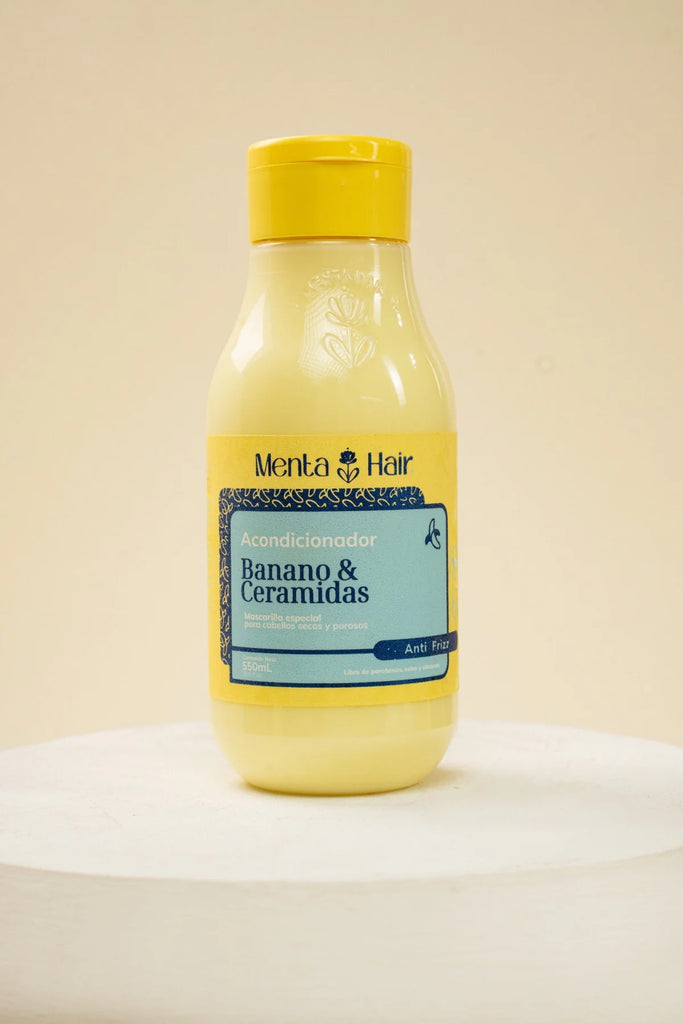 Acondicionador y Mascarilla Banano y Ceramidas Menta Hair 550 ml