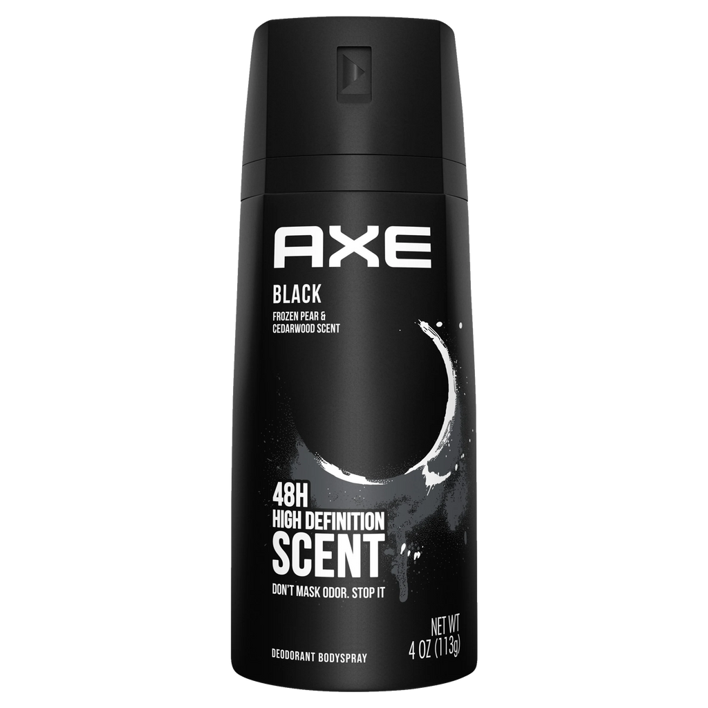 Desodorante Corporal en Spray Axe Black Frozen Pear & Cedarwood Scent 4 oz (113 g)