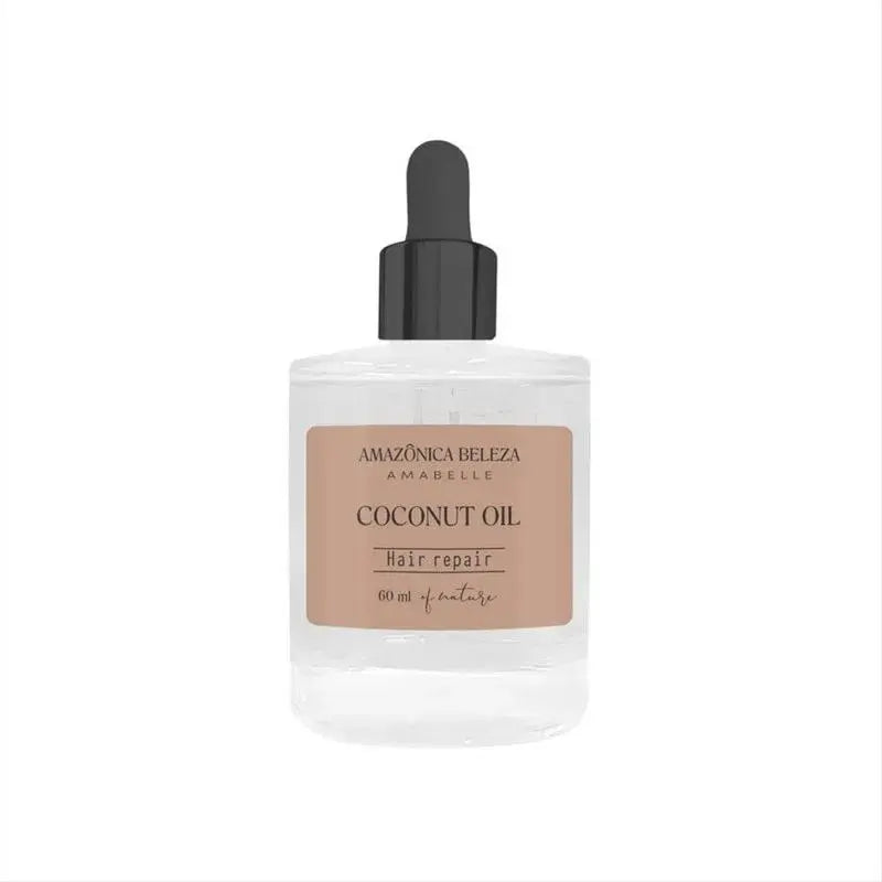 Aceite de Coco Amazônica Beleza Amabelle 60ml – Reparación Capilar Intensiva y Brillo Natural
