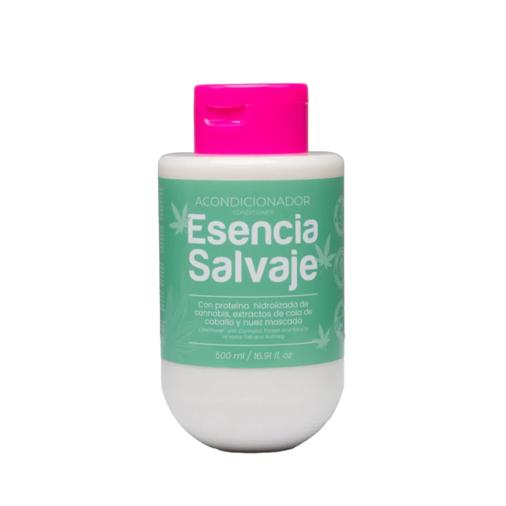 Acondicionador de Cannabis, Cola de Caballo y Nuez Esencia Salvaje | 500 ml