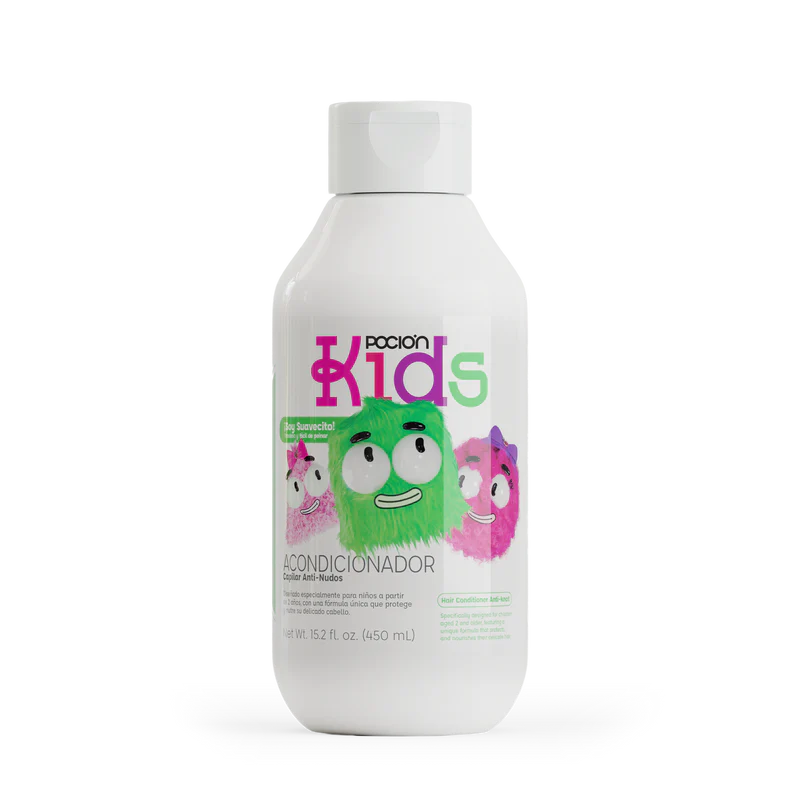 Acondicionador Infantil Poción Kids | Desenredante Suave y Nutritivo | 450 ml