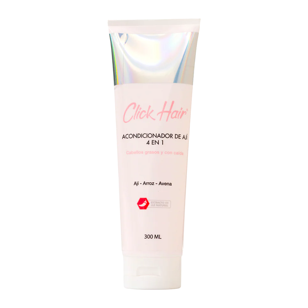 Acondicionador de Ají 4 en 1 Click Hair | 300 ml (Cabellos Grasos y con Caída)