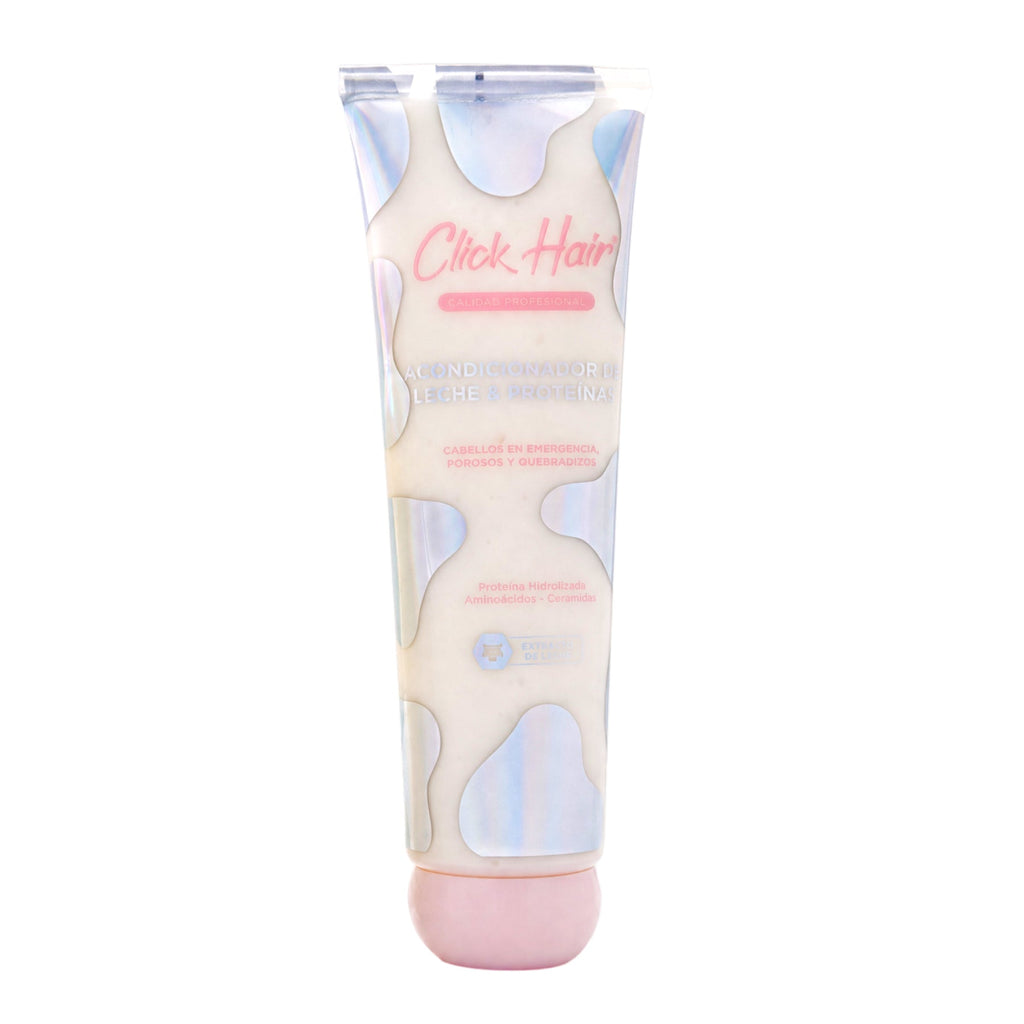 Acondicionador de Leche & Proteínas Click Hair | Cabellos en Emergencia | 300 ml