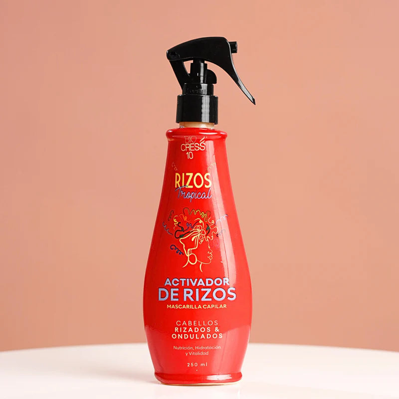 Activador de Rizos BioCress - Rizos Tropical | Mascarilla de Nutrición e Hidratación (250ml)