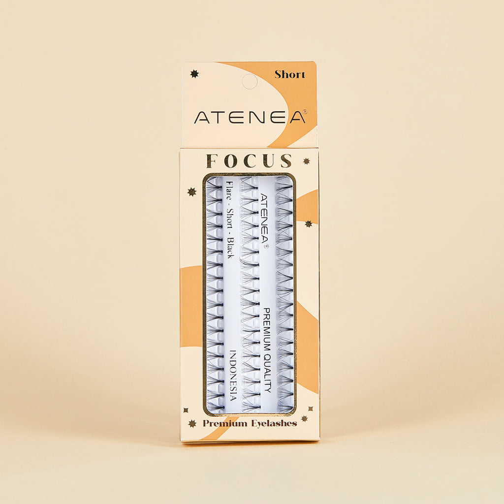 Pestañas Punto a Punto Focus | Atenea Eyelashes | Short Black