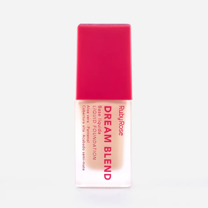 Base Líquida Ruby Rose Dream Blend F03 | Alta Cobertura y Acabado Semi-mate | 03