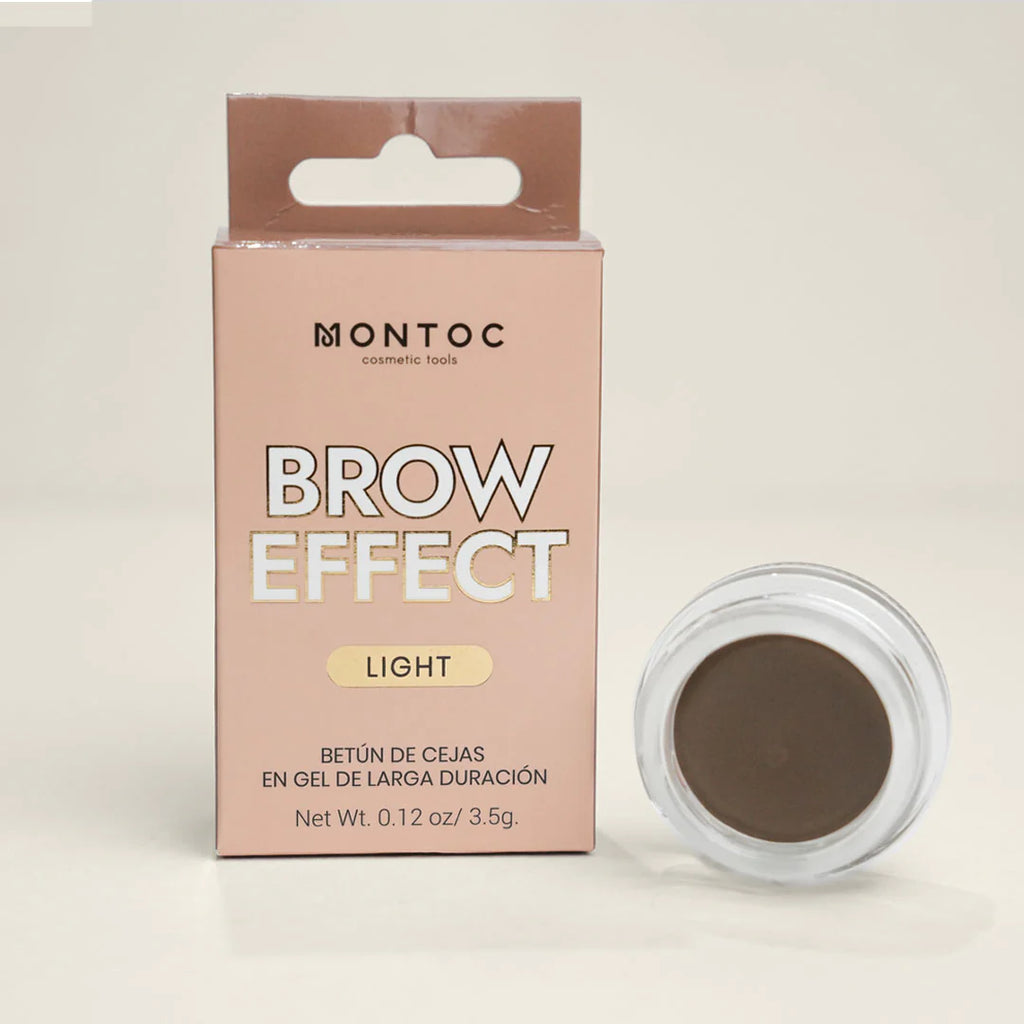 Betún de Cejas Montoc Brow Effect | Tono Light | Gel de Larga Duración