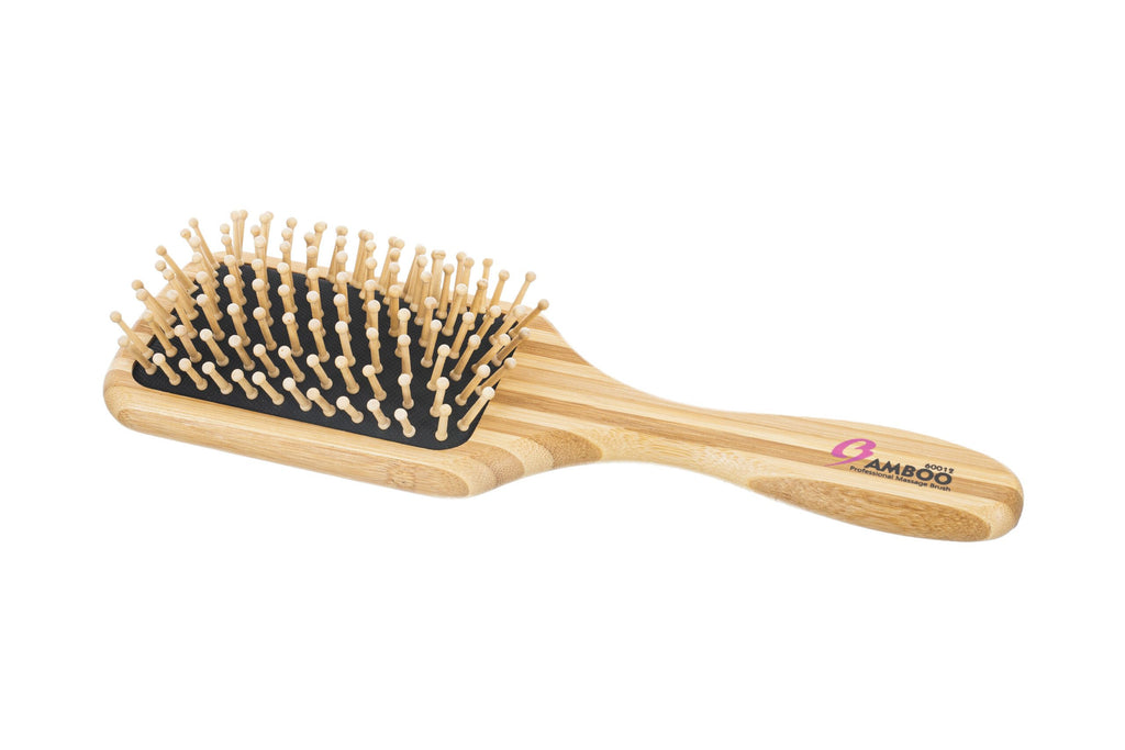 Cepillo Profesional de Bambú para Masaje Capilar | Bamboo Ref. 60012