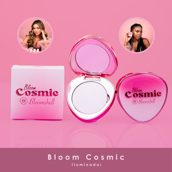 Iluminador Bloom Cosmic Bloomshell | Brillo Radiante y Acabado Profesional