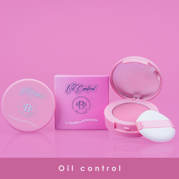 Polvo Matificante Bloom Oil Control | Control de Brillo Instantáneo | Bloomshell
