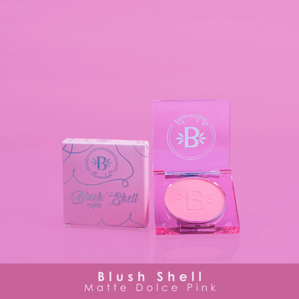 Rubor Matte Blush Shell Tono #04 Dolce Pink | Bloomshell