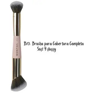 Brocha Doble de Cobertura Completa | B73 Montoc Soft y Fluffy