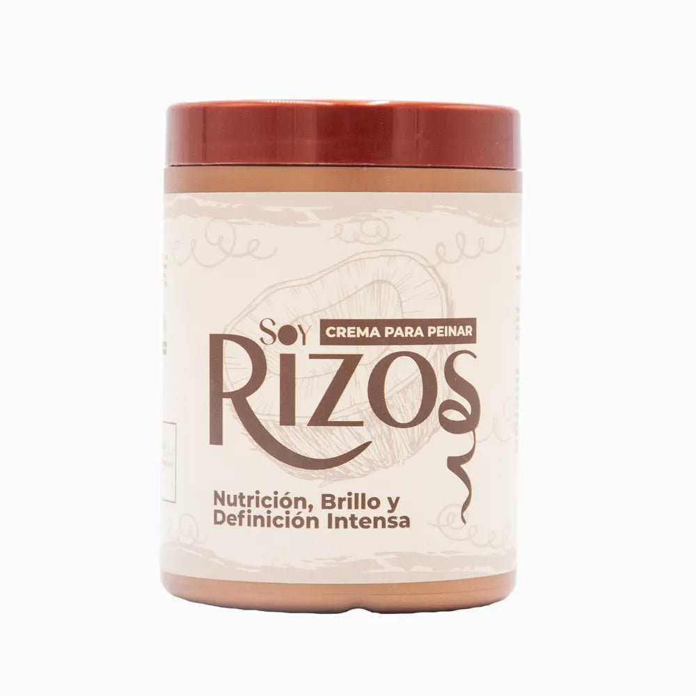 Crema para Peinar Soy Rizos 500g | Nutrición, Brillo y Definición Intensa