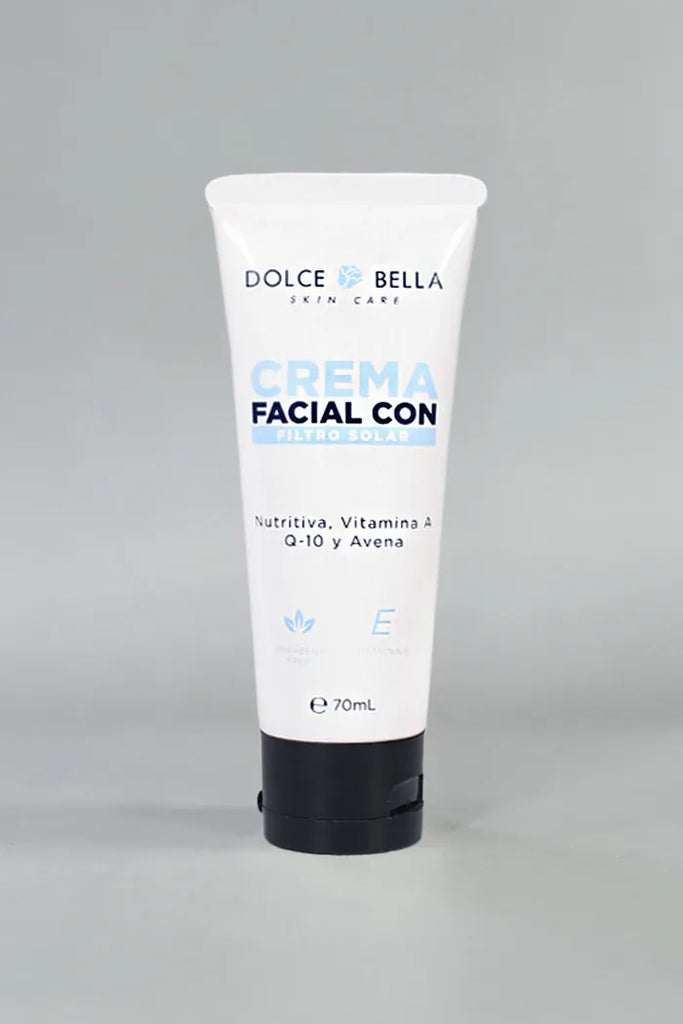Crema Facial Hidratante con Filtro Solar Dolce Bella | Protección y Cuidado Diario