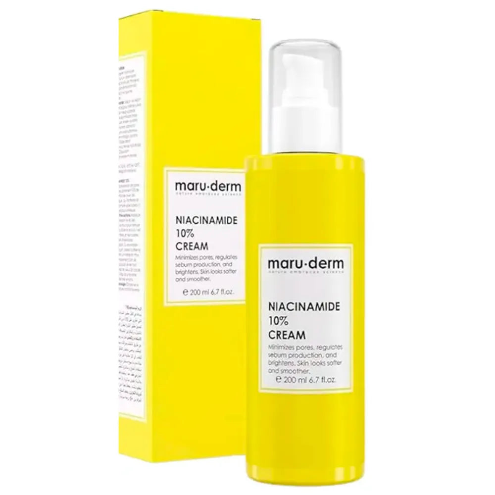 Crema Maruderm con 10% de Niacinamida | Minimiza Poros y Regula el Sebo (200ml)