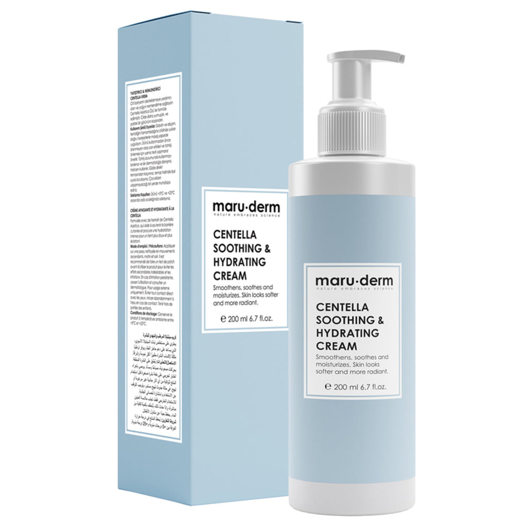 Crema Calmante e Hidratante Maruderm con Centella Asiática (200ml)