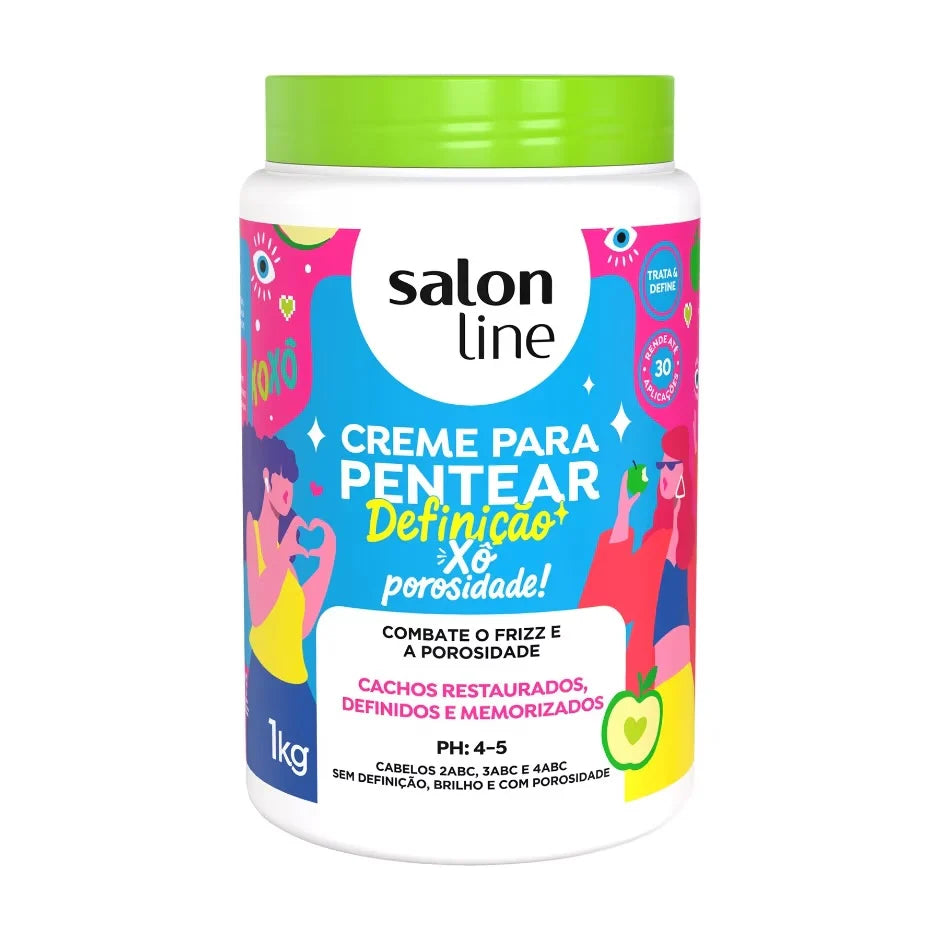 Crema para Peinar Definição+ Xô Porosidade! Salon Line | 1 kg