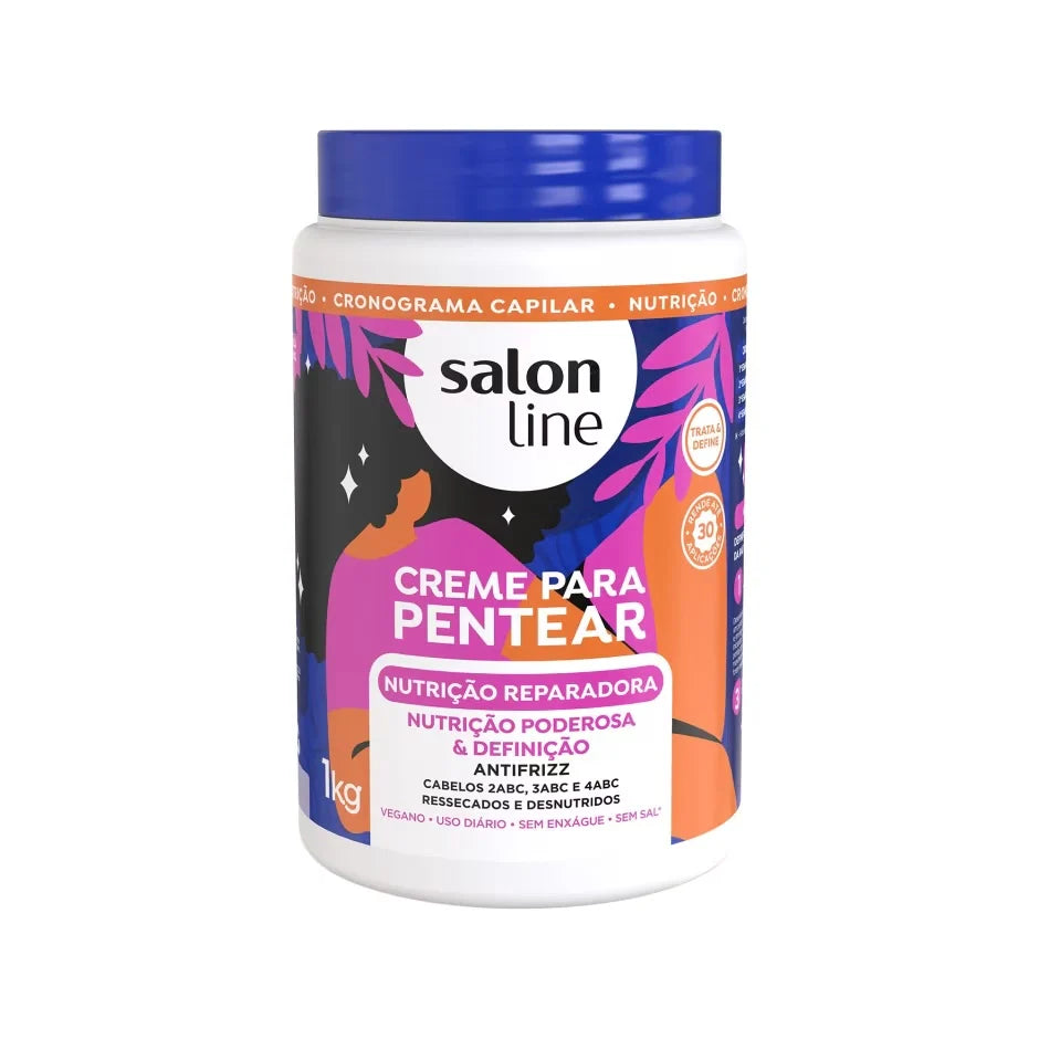 Crema para Peinar Nutrição Reparadora Salon Line | 1 kg