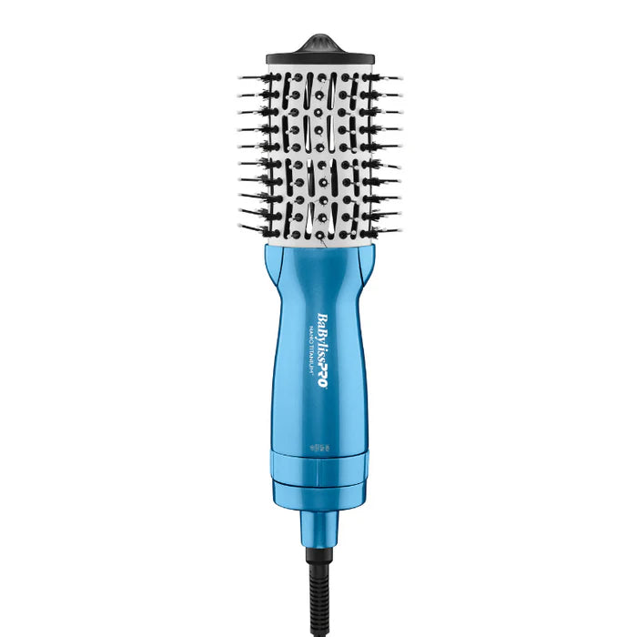 Cepillo Secador Eléctrico BaBylissPRO Nano Titanium | Tamaño Compacto | Alisado Rápido y Sin Frizz