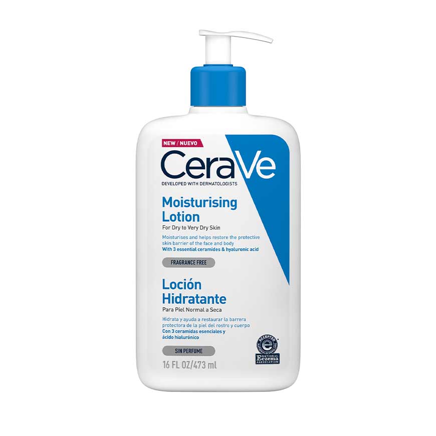 CeraVe Loción Hidratante | 473 ml (Tamaño Familiar)