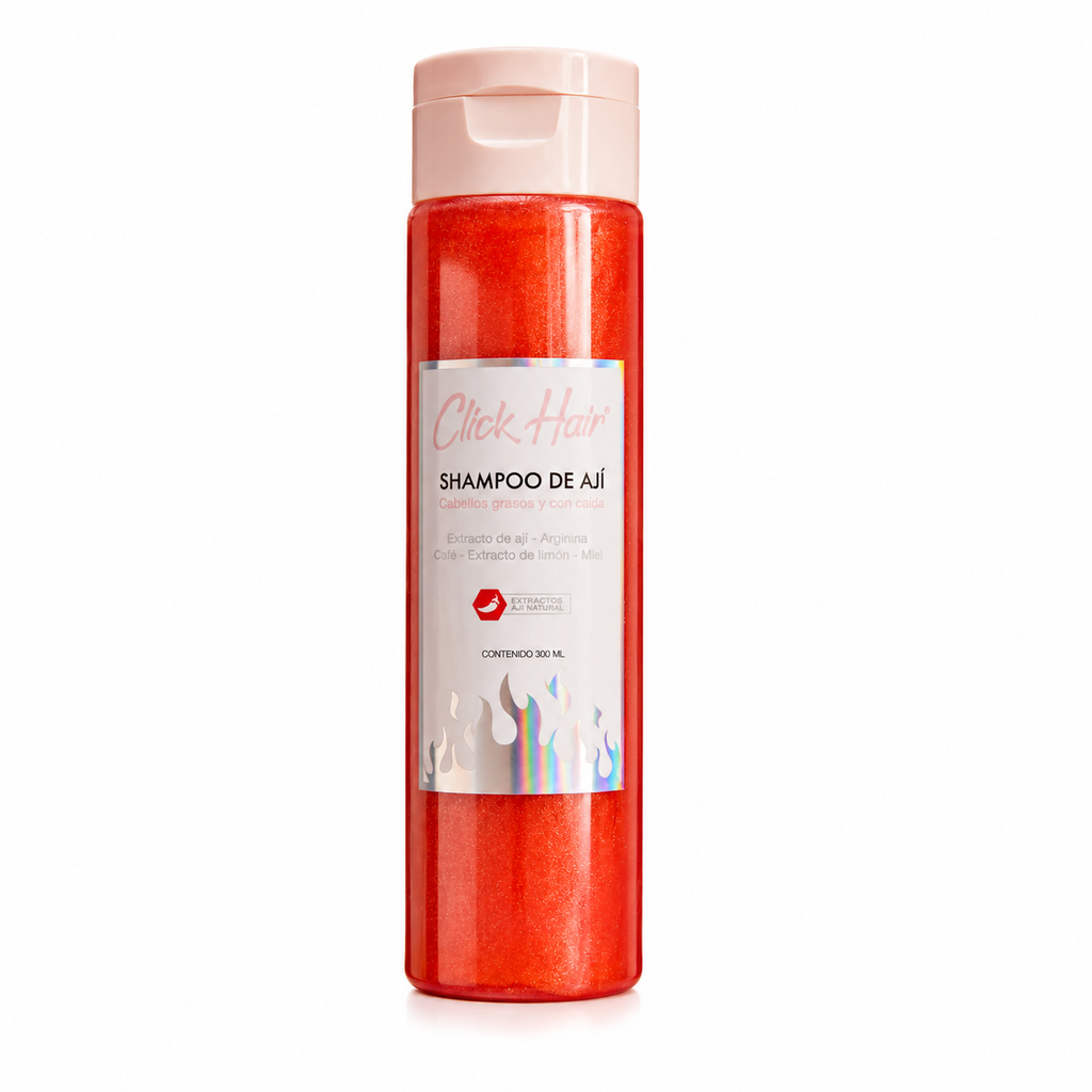 Shampoo de Ají Click Hair Anticaída para Cabellos Grasos 300ml