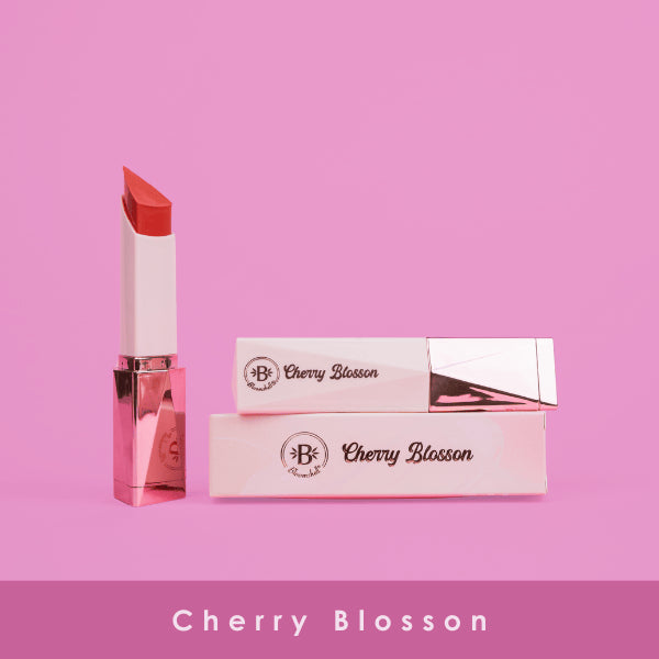 Labial Bloomshell Cherry Blossom | Acabado Sedoso y Color de Larga Duración | Tono 01