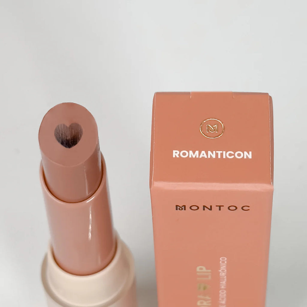 Labial Cora Lip Montoc | Tono Romanticon | Con Ácido Hialurónico e Hidratación Intensa