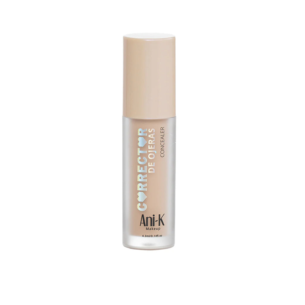 Corrector de Ojeras Ani-K | Tono 00 Snow | Alta Cobertura y Acabado Profesional