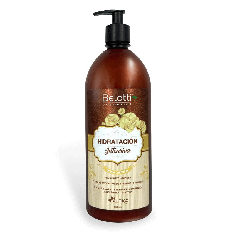 Crema Corporal Belotti Hidratación Intensiva | Piel Suave y Luminosa