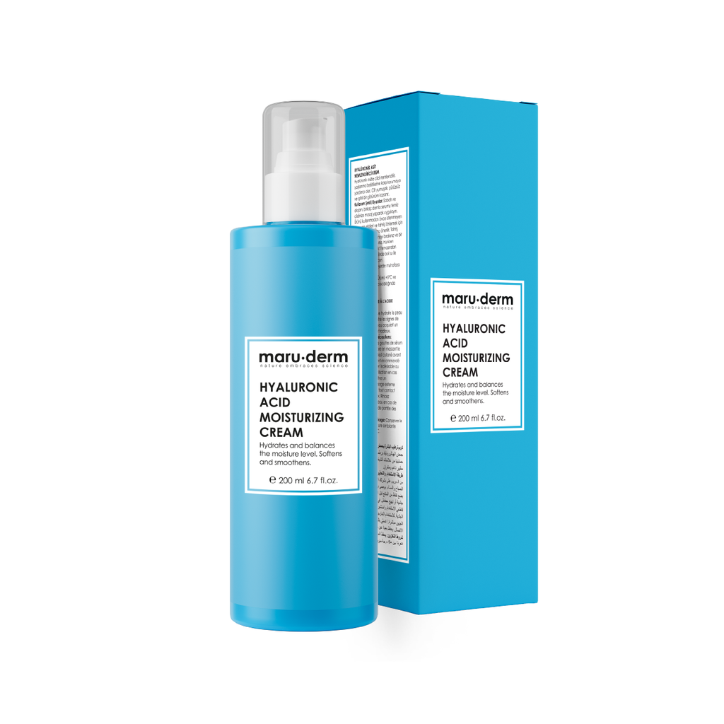 Crema Hidratante Maruderm con Ácido Hialurónico | Hidratación Equilibrada (200ml)