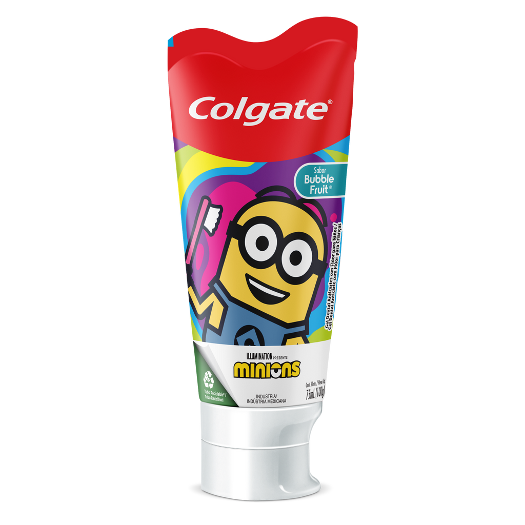 Crema Dental Colgate Minions Sabor Bubble Fruit | 75ml