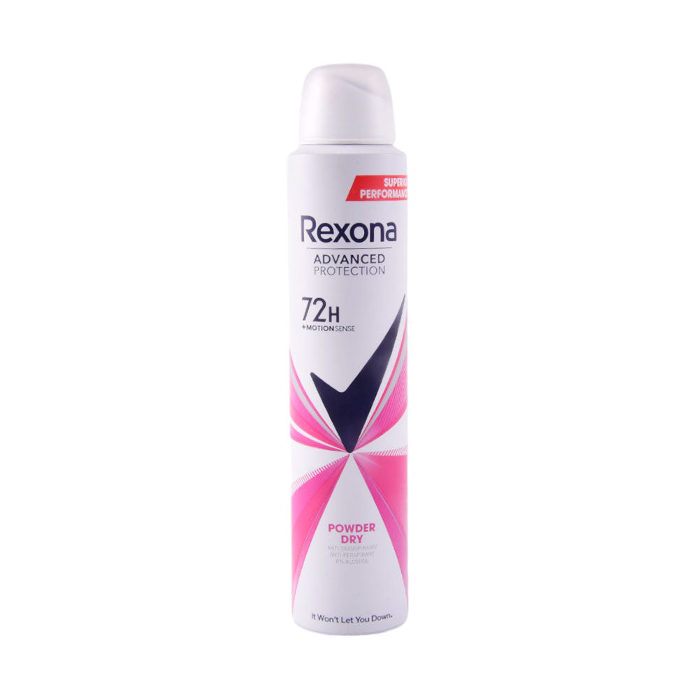 Antitranspirante | Rexona Advanced Protection 72h | Powder Dry | 200 ml