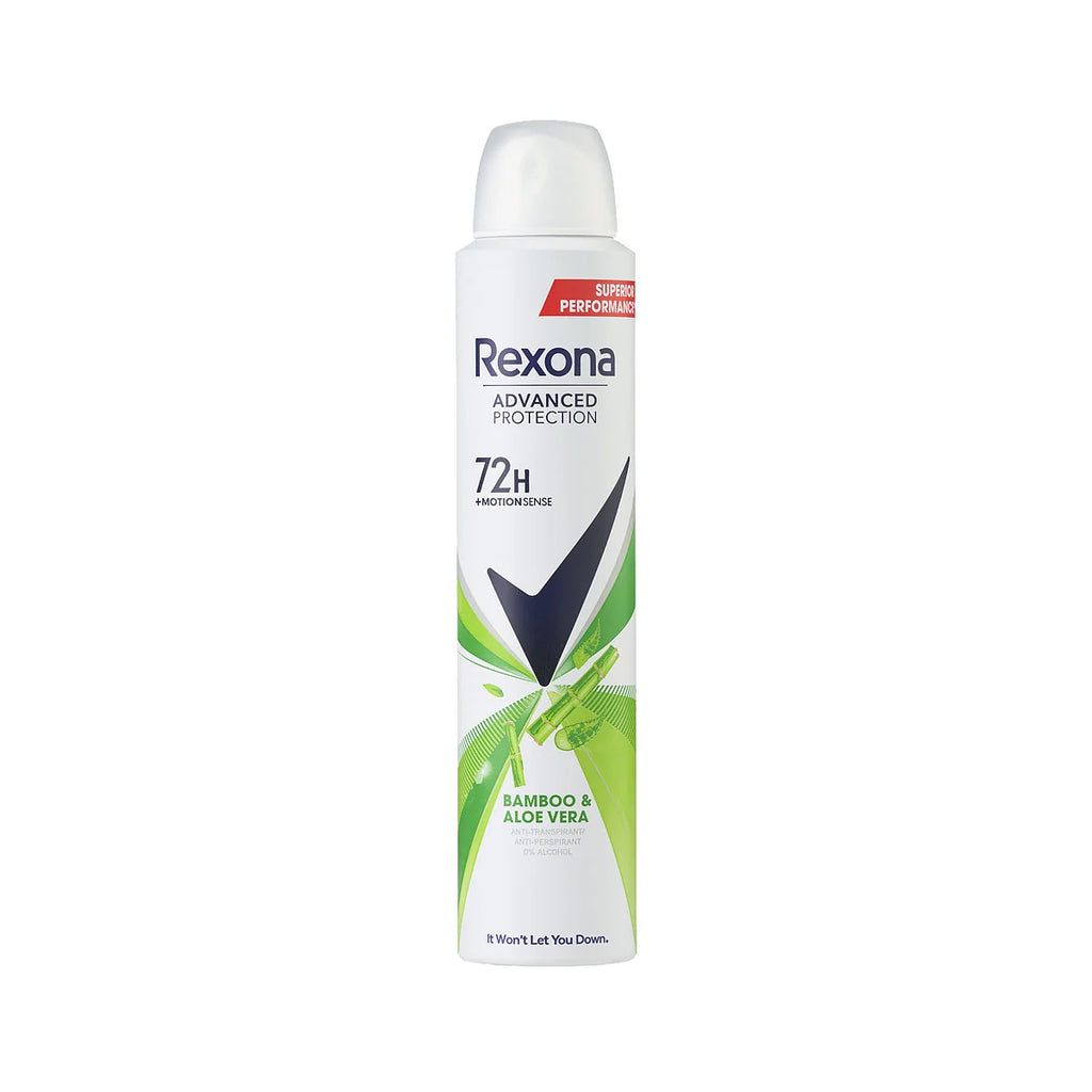 Antitranspirante | Rexona Advanced Protection 72h | Bamboo & Aloe Vera | 200ml