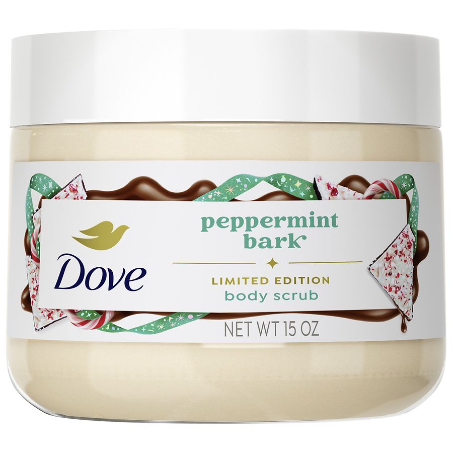 Exfoliante Corporal Dove Limited Edition | Aroma Peppermint Bark | Suavidad Intensiva | 15 oz