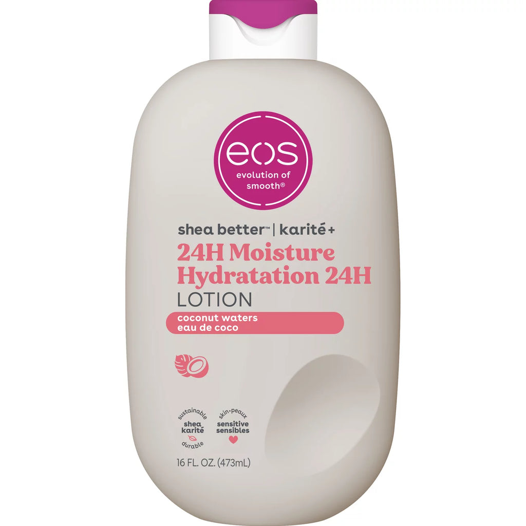 Loción Corporal EOS Shea Better | 24H Moisture | Tono Coconut Waters | Hidratación Intensiva