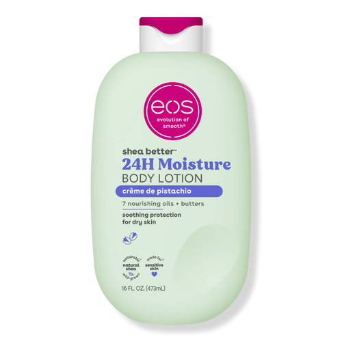Loción Corporal EOS Shea Better | 24H Moisture | Tono Crème de Pistachio | Hidratación Intensiva