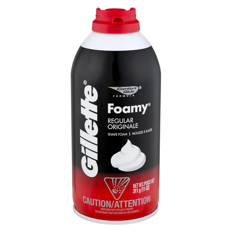 Espuma de Afeitar Gillette Foamy Regular Original 11 oz