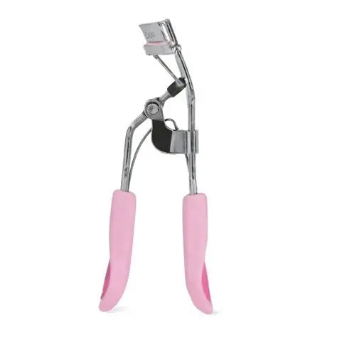 Encrespador Rizador de Pestañas Metálico con Empuñadura Rosa | Lula Beauty