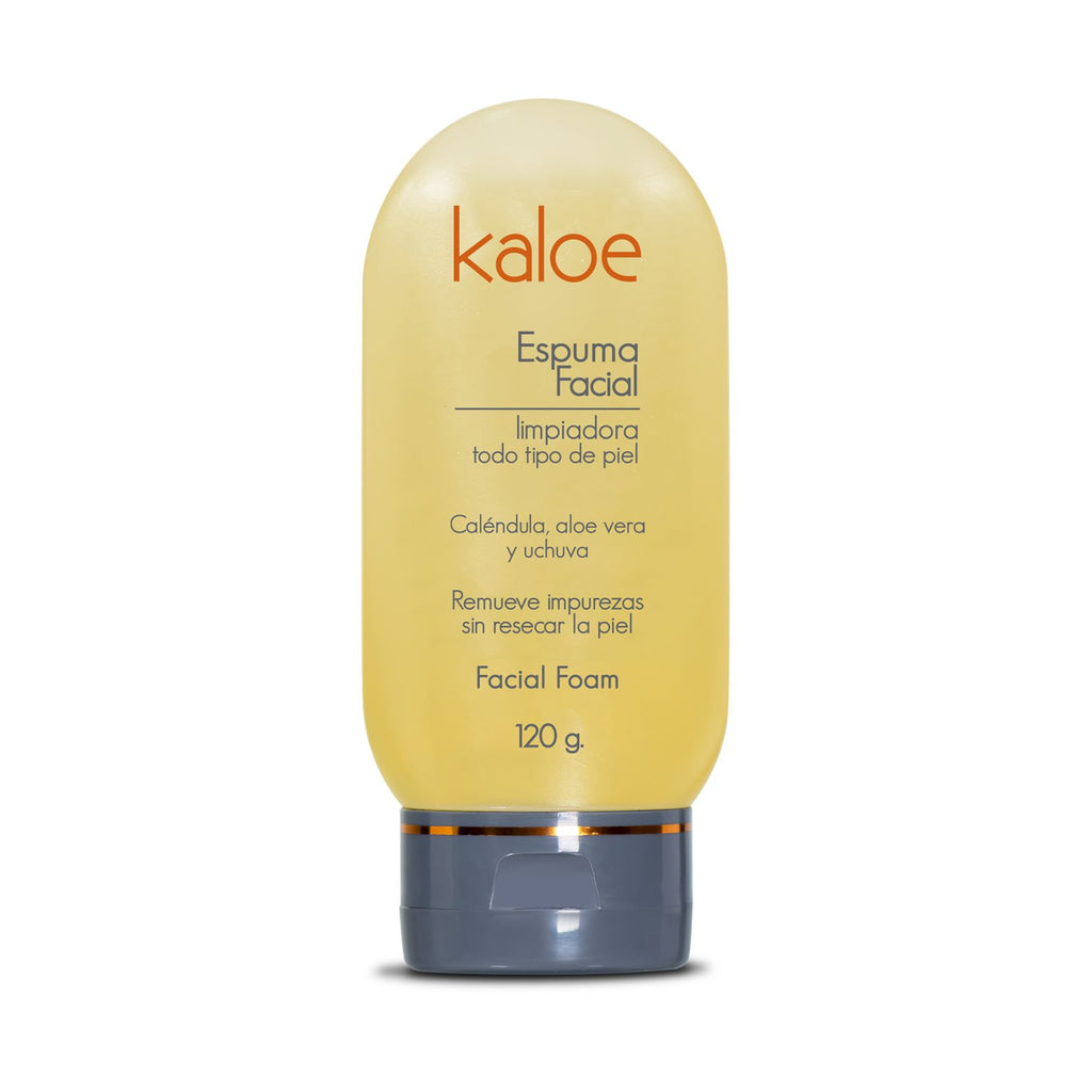 Espuma Facial Limpiadora Kaloe | Con Caléndula, Aloe Vera y Uchuva | 120 g