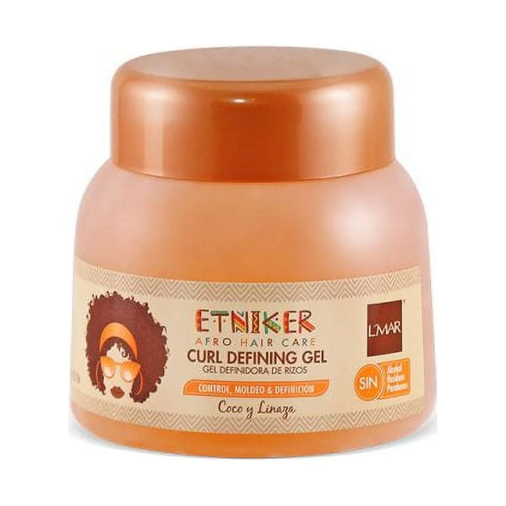 Etniker Afro Gel Definidor de Rizos 300ml | Control, Moldeo y Definición con Coco y Linaza