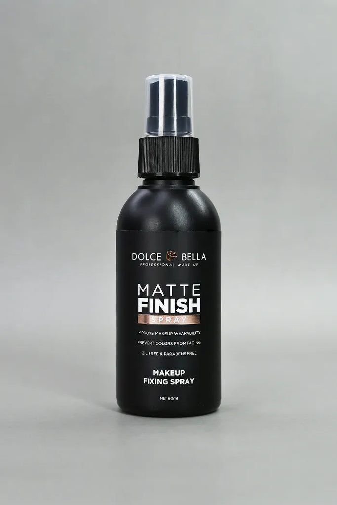 Fijador de Maquillaje Dolce Bella | Matte Finish Spray | Larga Duración y Acabado Profesional