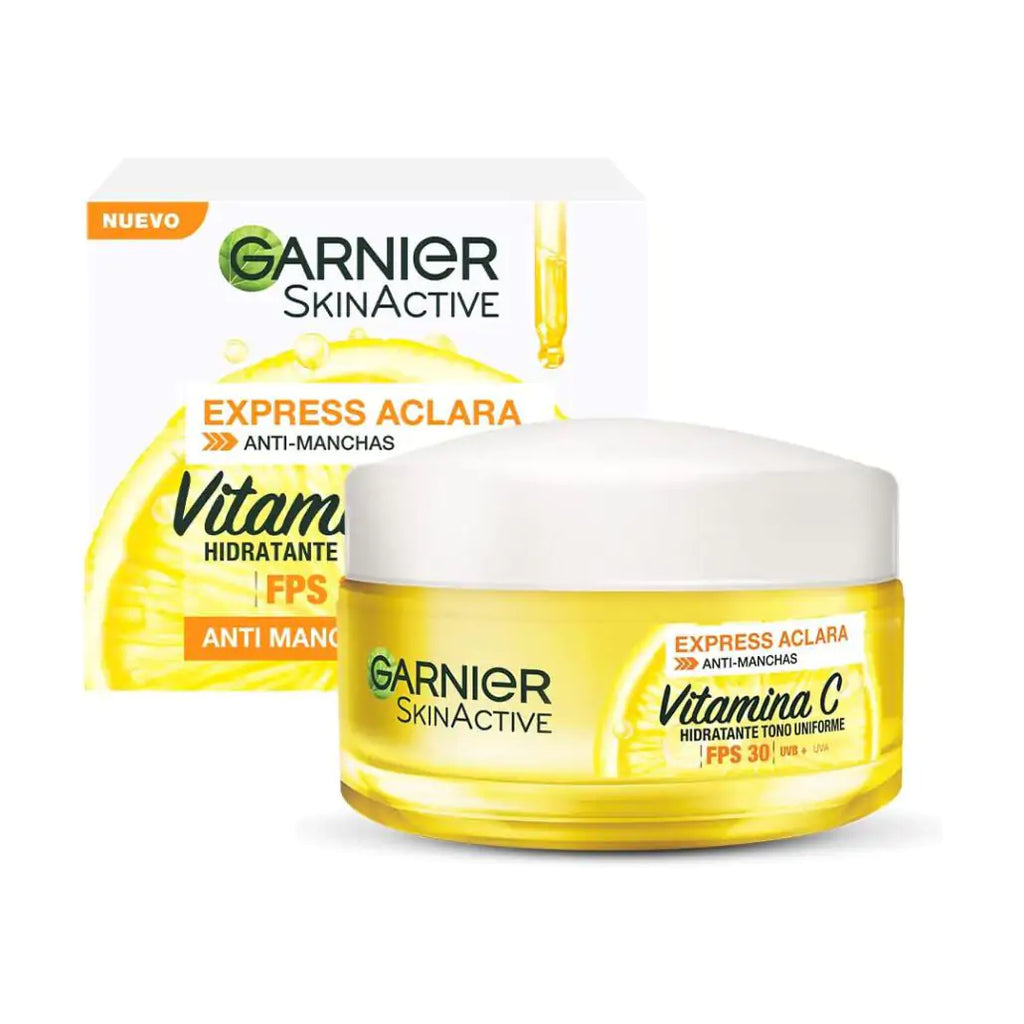 Garnier SkinActive Express Aclara Crema Hidratante Anti-Manchas FPS 30 (50g)